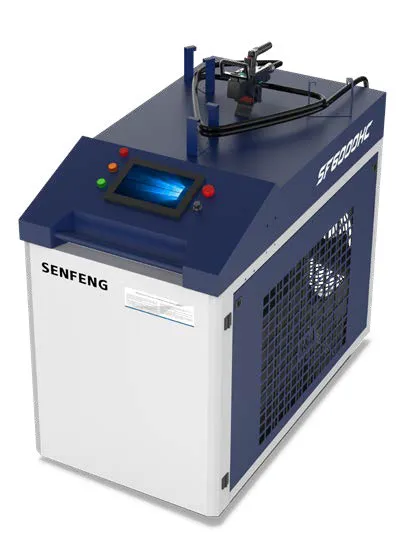 Senfeng SF6000HC - передвижной аппарат для непрерывной лазерной очистки металла. Мощность 6 кВт.