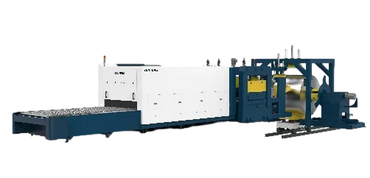 Senfeng SF2012CH - сверхмощный автоматизированный комплекс лазерной резки с рулонной подачей и кабинетной защитой. Толщина рулонного материала до 14 мм, ширина до 2000 мм. Мощность от 12 до 80 кВт.