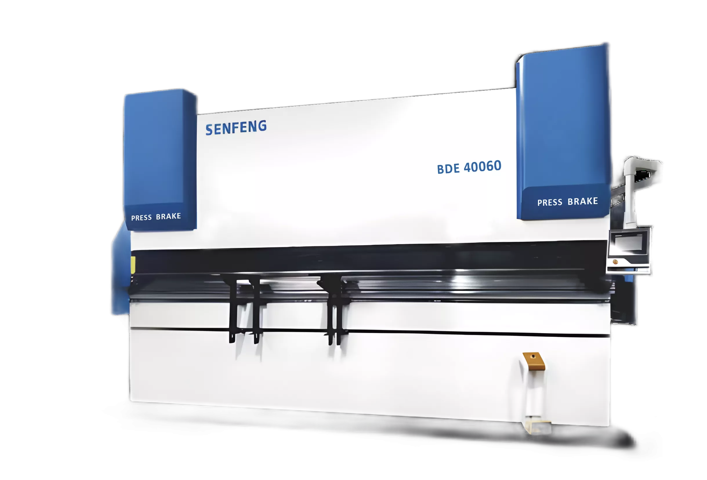 Senfeng BDE40060 – многотоннажный листогибочный пресс, усилие гиба 400 тонн, длина заготовки до 6000 мм
