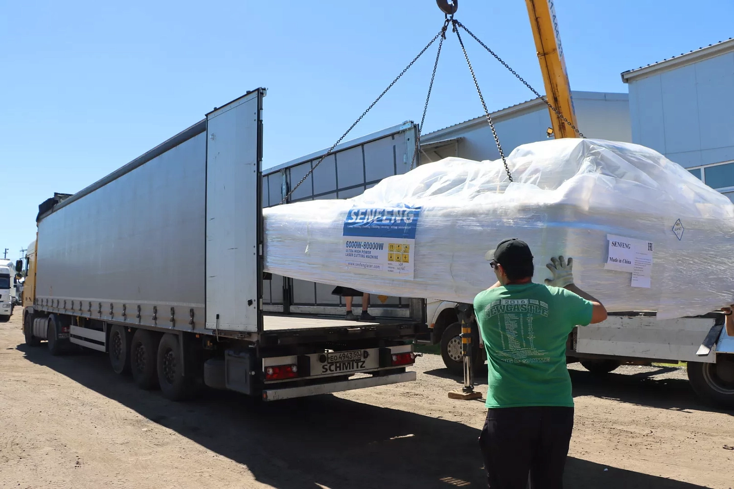 Большое поступление лазерного оборудования Senfeng на склад "Технограв" в Москве