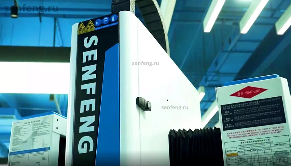 Senfeng SF6016T – станок открытого типа для лазерной резки труб и профилей с приемным столом 2 м. Длина заготовок до 6 метров с диаметром до 160 мм. Мощность от 1,5 до 3 кВт. Senfeng SF6016T – станок открытого типа для лазерной резки труб и профилей с приемным столом 2 м. Длина заготовок до 6 метров с диаметром до 160 мм. Мощность от 1,5 до 3 кВт.