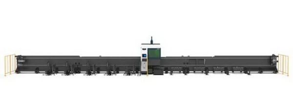 Senfeng SF18035ST – станок для лазерной резки трубы c защитной кабиной, с системой автоматической загрузки (опция) и разгрузки заготовок. Длина трубы до 18 метров с диаметром до 360 мм. Мощность от 6 до 20 кВт.