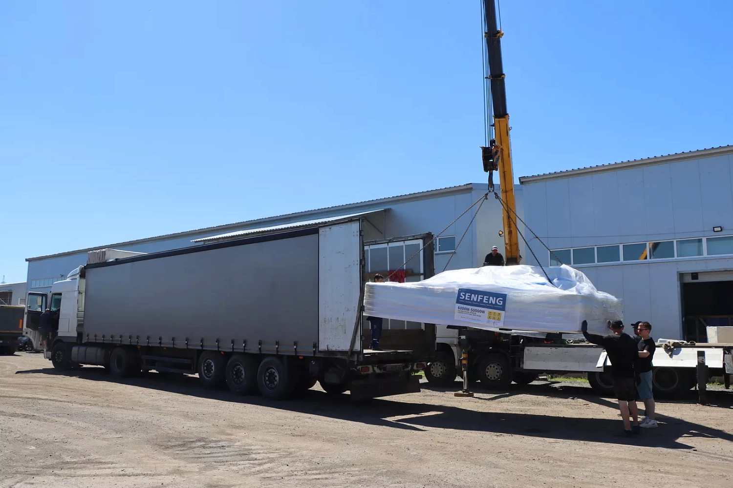 На московский склад прибыла новая партия лазеров Senfeng - станки и сварочные аппараты