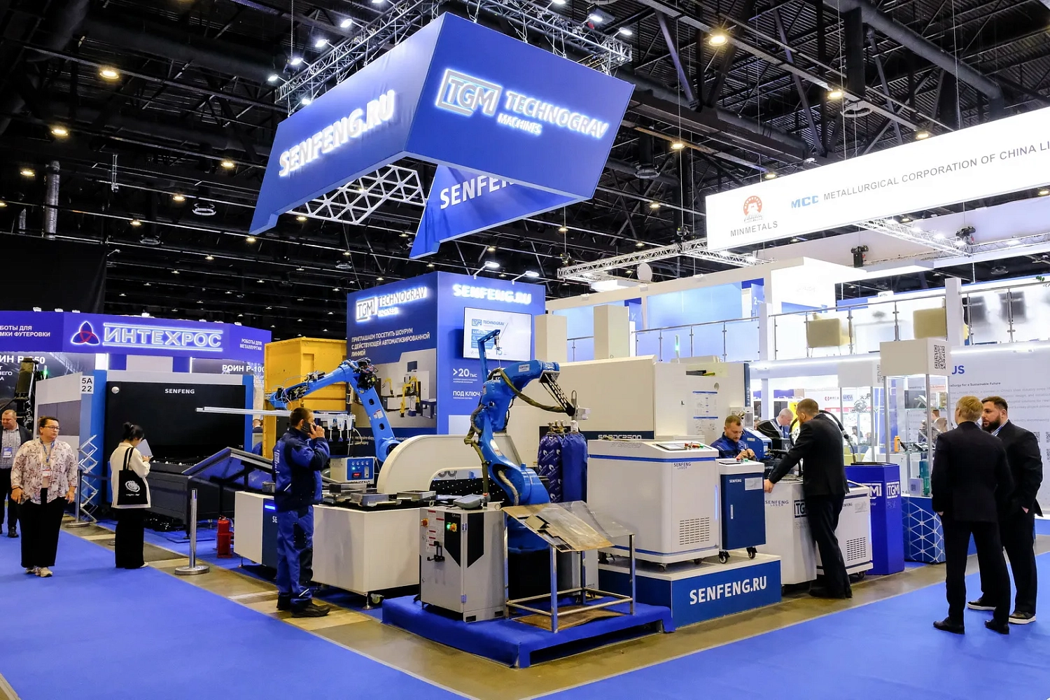 "Технограв"+"Металл-Экспо 2025": показываем цех металлообработки прямо на стенде и предлагаем новинки лазерного оборудования Senfeng