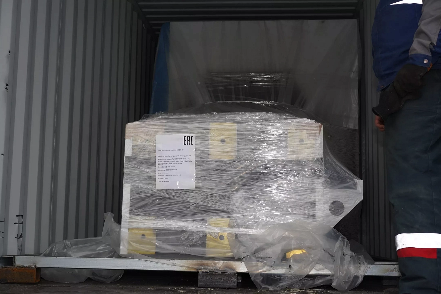 Высокопроизводительные лазерные труборезы Senfeng прибыли на склад в Москве