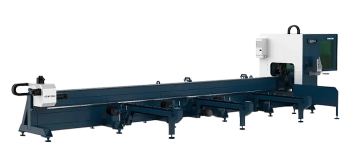 Senfeng SF6024S2 – станок для лазерной резки труб и профилей. Длина заготовок до 6 метров с диаметром до 240 мм. Мощность от 3 до 6 кВт.