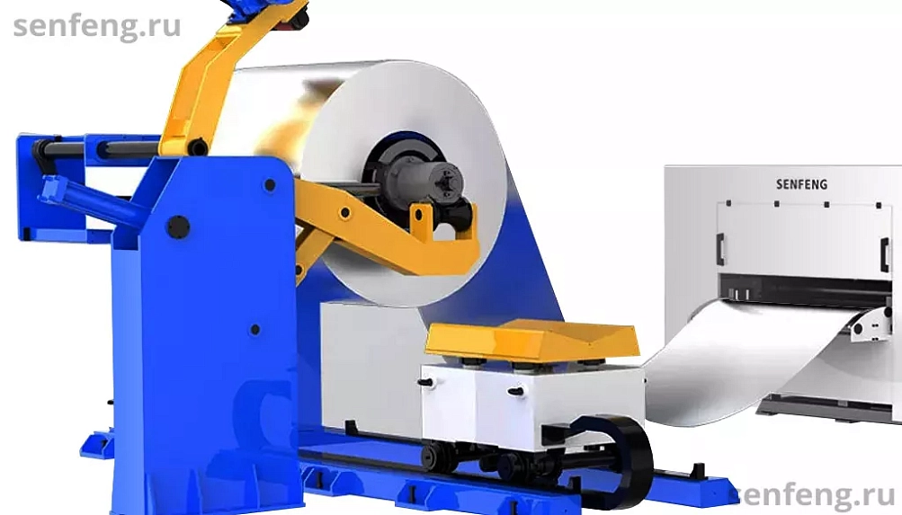 Senfeng SF1502C - комплекс лазерной резки рулонной стали открытого типа. Толщина рулонного материала до 2 мм, ширина до 1500 мм. Мощность 3 кВт.