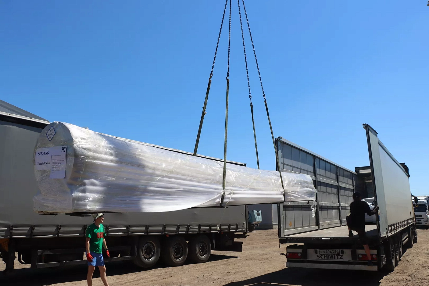 Большое поступление лазерного оборудования Senfeng на склад "Технограв" в Москве