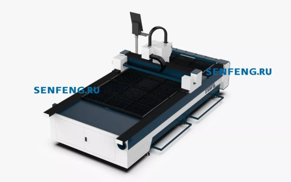 Senfeng SF3015NP – лазерный станок повышенной мощности открытого типа для резки металла, с усиленной станиной. Рабочее поле 3050х1530 мм. Мощность от 3 до 12 кВт. Senfeng SF3015NP – лазерный станок повышенной мощности открытого типа для резки металла, с усиленной станиной. Рабочее поле 3050х1530 мм. Мощность от 3 до 12 кВт.