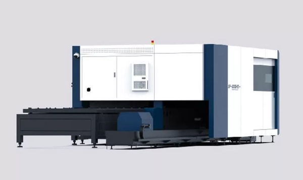 Senfeng SF3015HM4 – комбинированный станок лазерной резки листового и трубного проката с защитой кабинетного типа и системой сменных столов. Рабочее поле 3000х1500. Длина трубы до 6 метров с диаметром до 220 мм. Мощность 12 кВт Senfeng SF3015HM4 – комбинированный станок лазерной резки листового и трубного проката с защитой кабинетного типа и системой сменных столов. Рабочее поле 3000х1500. Длина трубы до 6 метров с диаметром до 220 мм. Мощность 12 кВт