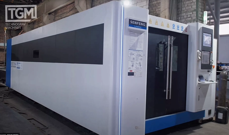 Senfeng SF6020H4 – высокомощный станок лазерной резки металла с защитой кабинетного типа и системой сменных столов. Рабочее поле 6000х2000 мм. Мощность от 6 до 60 кВт. Senfeng SF6020H4 – высокомощный станок лазерной резки металла с защитой кабинетного типа и системой сменных столов. Рабочее поле 6000х2000 мм. Мощность от 6 до 60 кВт.