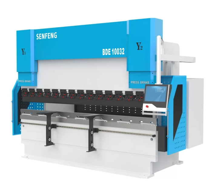 Senfeng BDE10032 - листогибочный пресс средней  мощности, усилие гиба 100 тонн, длина заготовки до 3200 мм