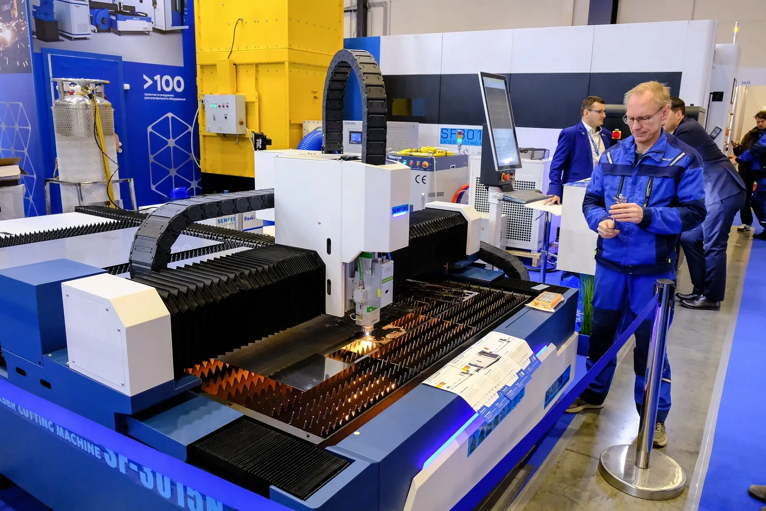 "Технограв"+"Металл-Экспо 2025": показываем цех металлообработки прямо на стенде и предлагаем новинки лазерного оборудования Senfeng