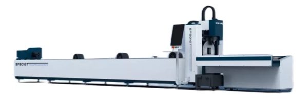 Senfeng SF6016T – станок открытого типа для лазерной резки труб и профилей с приемным столом 2 м. Длина заготовок до 6 метров с диаметром до 160 мм. Мощность от 1,5 до 3 кВт. Senfeng SF6016T – станок открытого типа для лазерной резки труб и профилей с приемным столом 2 м. Длина заготовок до 6 метров с диаметром до 160 мм. Мощность от 1,5 до 3 кВт.