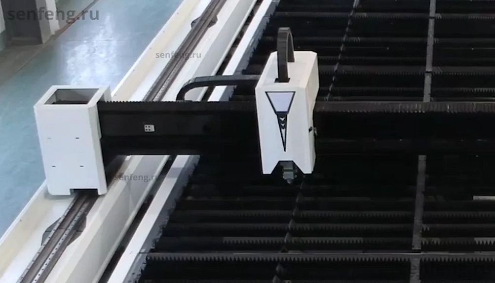 Senfeng SF12030TX - широкоформатный станок для лазерной резки листового металла. Возможность резки со скосом под углом 45°. Рабочее поле 12000х3000. Мощность от 6 до 100 кВт. Senfeng SF12030TX - широкоформатный станок для лазерной резки листового металла. Возможность резки со скосом под углом 45°. Рабочее поле 12000х3000. Мощность от 6 до 100 кВт.