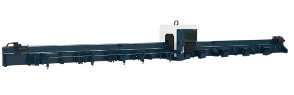 Senfeng SF12050S3 – станок для лазерной резки трубы c защитной кабиной, с системой полуавтоматической загрузки и разгрузки заготовок. Длина трубы до 12 метров с диаметром до 500 мм. Мощность от 6 до 20 кВт.