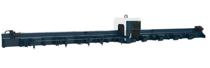 Senfeng SF12035S3 – станок для лазерной резки трубы c защитной кабиной, с системой полуавтоматической загрузки и разгрузки заготовок. Длина трубы до 12 метров с диаметром до 360 мм. Мощность от 6 до 20 кВт.