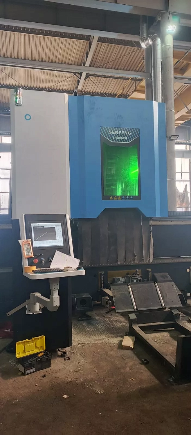 В Республике Адыгея запущен высокомощный лазерный труборез Senfeng с возможностью резки заготовок до 12 метров и под углом до 45° 