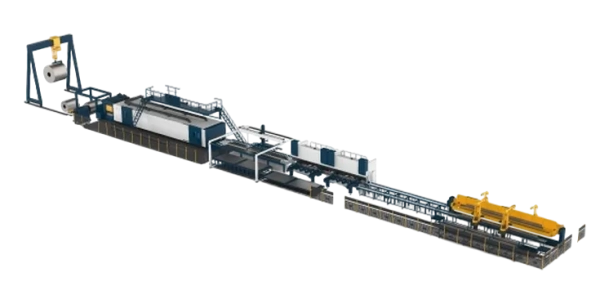 Senfeng SF2012CH - сверхмощный автоматизированный комплекс лазерной резки с рулонной подачей и кабинетной защитой. Толщина рулонного материала до 14 мм, ширина до 2000 мм. Мощность от 12 до 80 кВт.