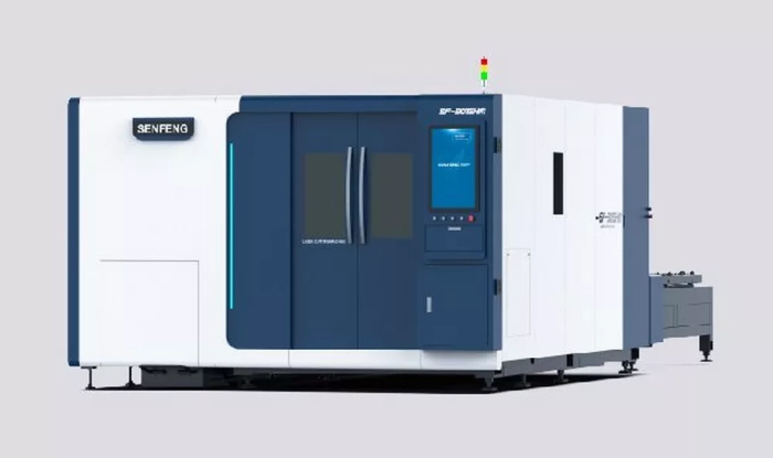 Senfeng SF3015HMC – комбинированный станок лазерной резки листового и трубного проката с защитой кабинетного типа и системой сменных столов. Рабочее поле 3000х1500. Длина трубы до 6 метров с диаметром до 220 мм. Мощность от 1,5 до 6 кВт. Senfeng SF3015HMC – комбинированный станок лазерной резки листового и трубного проката с защитой кабинетного типа и системой сменных столов. Рабочее поле 3000х1500. Длина трубы до 6 метров с диаметром до 220 мм. Мощность от 1,5 до 6 кВт.