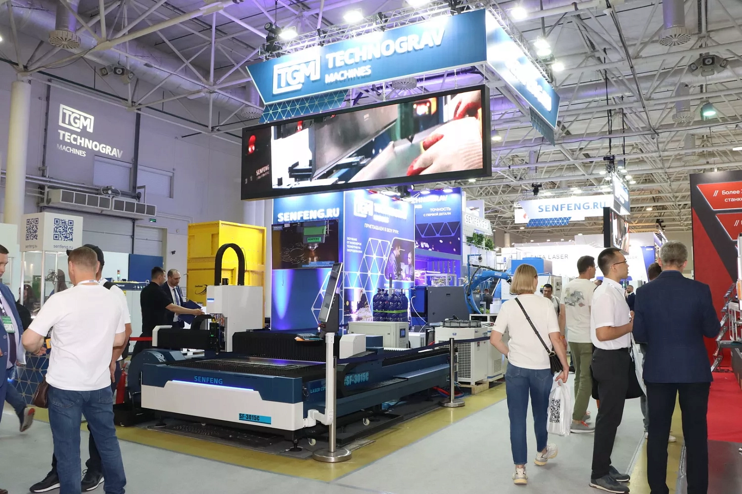 "Технограв" на выставке "Металлообработка-2025": во второй день заключены контракты на поставку лазерного оборудования со стенда и со складов в России