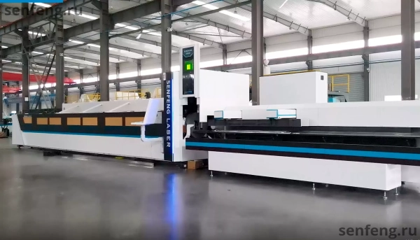 Senfeng SF9035NT – станок для лазерной резки трубы с тремя патронами. Длина трубы до 9 метров с диаметром до 350 мм. Мощность от 3 до 12 кВт. Senfeng SF9035NT – станок для лазерной резки трубы с тремя патронами. Длина трубы до 9 метров с диаметром до 350 мм. Мощность от 3 до 12 кВт.