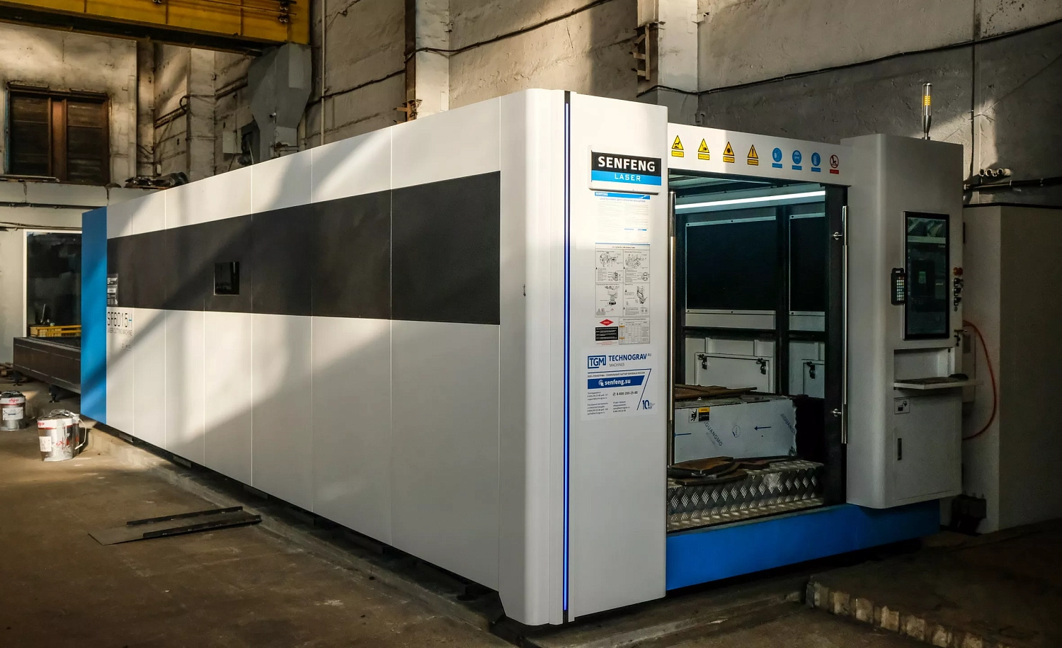 Поставка двух лазерных установок Senfeng мощностью 12 кВт в Калининградскую область