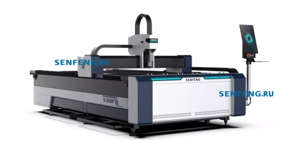 Senfeng SF3015NP – лазерный станок повышенной мощности открытого типа для резки металла, с усиленной станиной. Рабочее поле 3050х1530 мм. Мощность от 3 до 12 кВт. Senfeng SF3015NP – лазерный станок повышенной мощности открытого типа для резки металла, с усиленной станиной. Рабочее поле 3050х1530 мм. Мощность от 3 до 12 кВт.