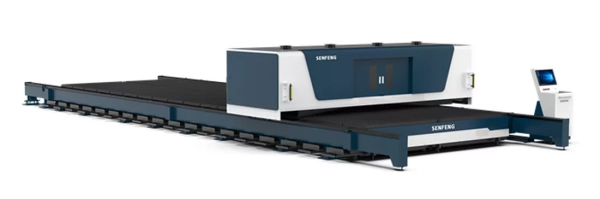 Senfeng SF14030R – широкоформатный лазерный станок резки металла открытого типа. Рабочее поле 14000х3000 мм. Мощность от 6 до 100 кВт. Senfeng SF14030R – широкоформатный лазерный станок резки металла открытого типа. Рабочее поле 14000х3000 мм. Мощность от 6 до 100 кВт.