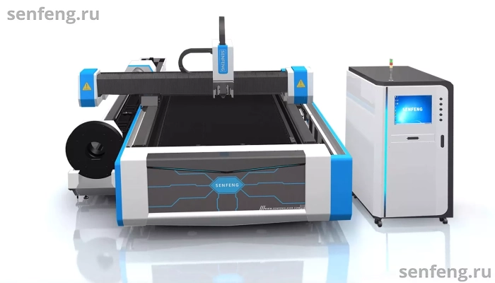 Senfeng SF4015MS – комбинированный станок лазерной резки металла и трубы открытого типа. Рабочее поле 4000х1500 мм. Длина трубы до 6 метров с диаметром до 220 мм. Мощность от 1,5 до 6 кВт. Senfeng SF4015MS – комбинированный станок лазерной резки металла и трубы открытого типа. Рабочее поле 4000х1500 мм. Длина трубы до 6 метров с диаметром до 220 мм. Мощность от 1,5 до 6 кВт.