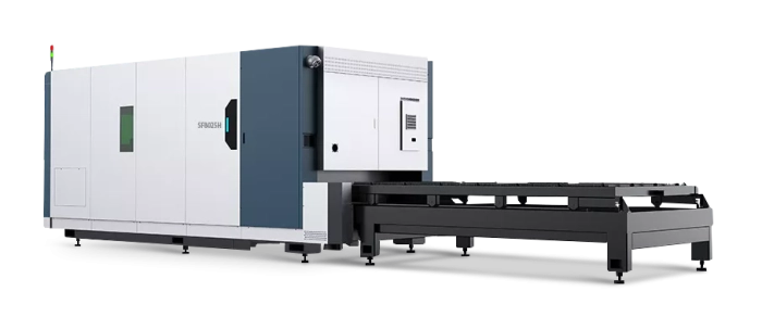 Senfeng SF8025H4 - высокомощный станок лазерной резки металла с защитой кабинетного типа и системой сменных столов. Рабочее поле 8000х2500 мм. Мощность от 6 до 60 кВт. Senfeng SF8025H4 - высокомощный станок лазерной резки металла с защитой кабинетного типа и системой сменных столов. Рабочее поле 8000х2500 мм. Мощность от 6 до 60 кВт.