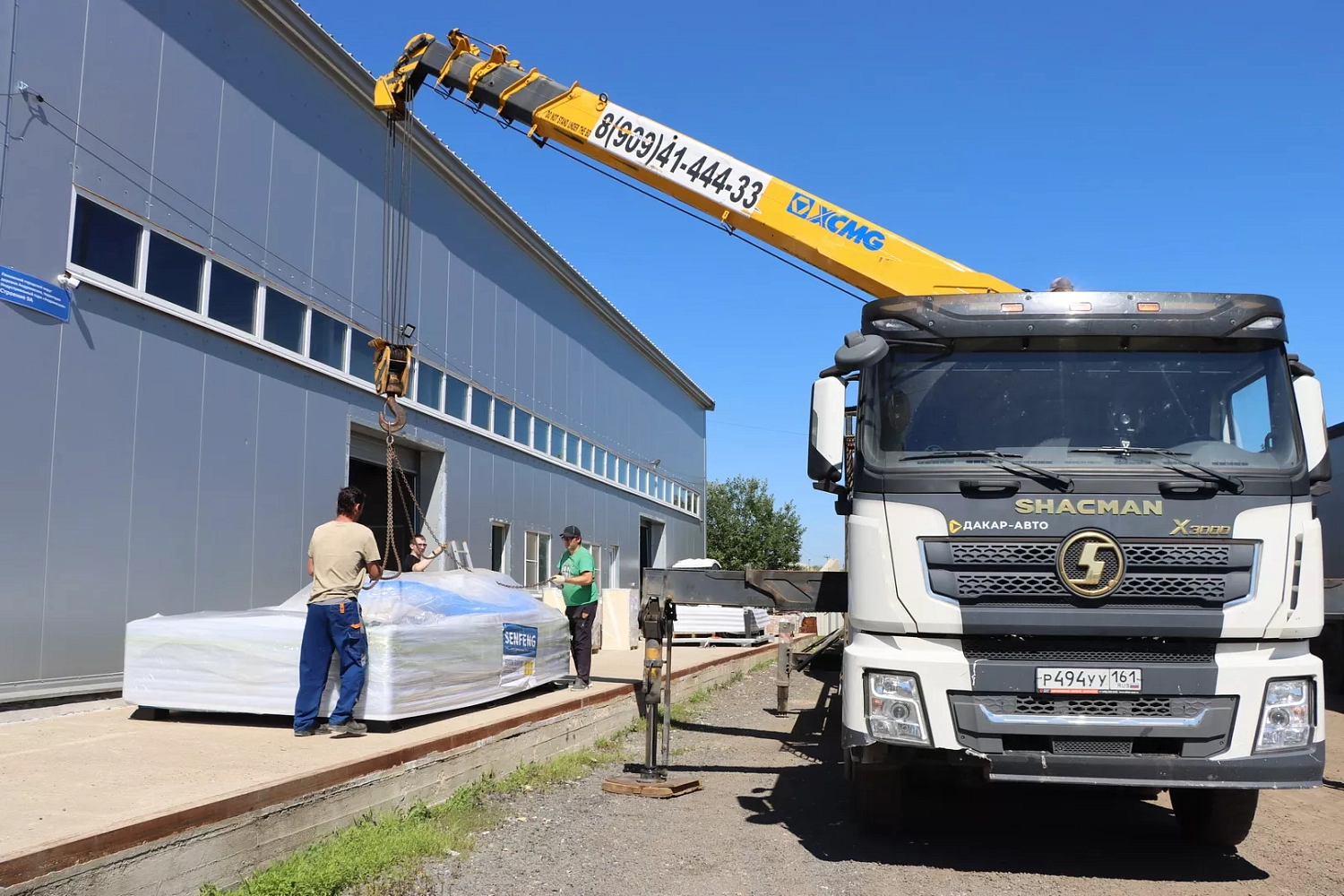 На московский склад прибыла новая партия лазеров Senfeng - станки и сварочные аппараты