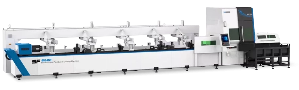 Senfeng SF6024NT – станок для лазерной резки трубы с тремя патронами. Длина трубы до 6 метров с диаметром до 240 мм. Мощность от 3 до 12 кВт Senfeng SF6024NT – станок для лазерной резки трубы с тремя патронами. Длина трубы до 6 метров с диаметром до 240 мм. Мощность от 3 до 12 кВт