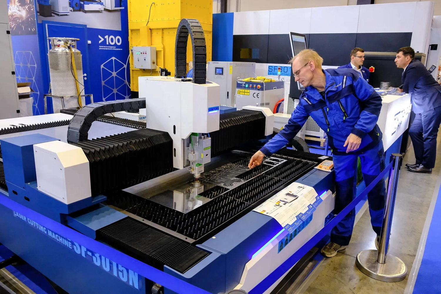 "Технограв"+"Металл-Экспо 2025": показываем цех металлообработки прямо на стенде и предлагаем новинки лазерного оборудования Senfeng