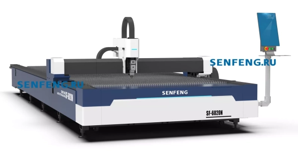 Senfeng SF6020N – лазерный станок резки металла открытого типа. Рабочее поле 6000х2000 мм. Мощность от 1,5 до 6 кВт. Senfeng SF6020N – лазерный станок резки металла открытого типа. Рабочее поле 6000х2000 мм. Мощность от 1,5 до 6 кВт.