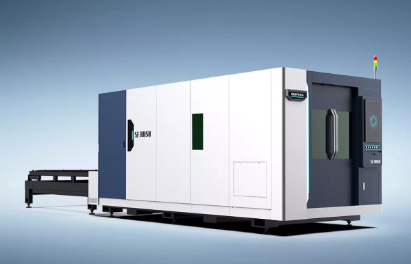 Senfeng SF6015H4 – высокомощный станок лазерной резки металла с защитой кабинетного типа и системой сменных столов. Рабочее поле 6000х1500 мм. Мощность от 6 до 60 кВт. Senfeng SF6015H4 – высокомощный станок лазерной резки металла с защитой кабинетного типа и системой сменных столов. Рабочее поле 6000х1500 мм. Мощность от 6 до 60 кВт.