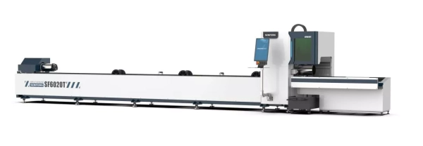 Senfeng SF6020T – станок для лазерной резки труб и профилей с защитной кабиной. Длина заготовок до 6 метров с диаметром до 220 мм. Мощность от 1,5 до 6 кВт. Senfeng SF6020T – станок для лазерной резки труб и профилей с защитной кабиной. Длина заготовок до 6 метров с диаметром до 220 мм. Мощность от 1,5 до 6 кВт.
