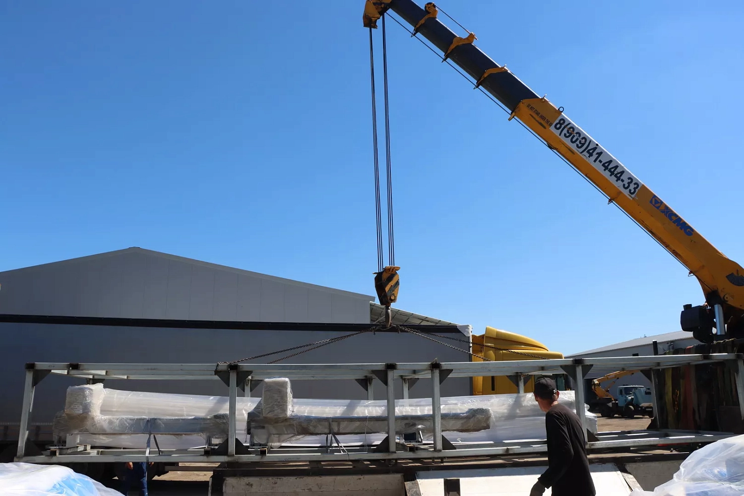 Большое поступление лазерного оборудования Senfeng на склад "Технограв" в Москве