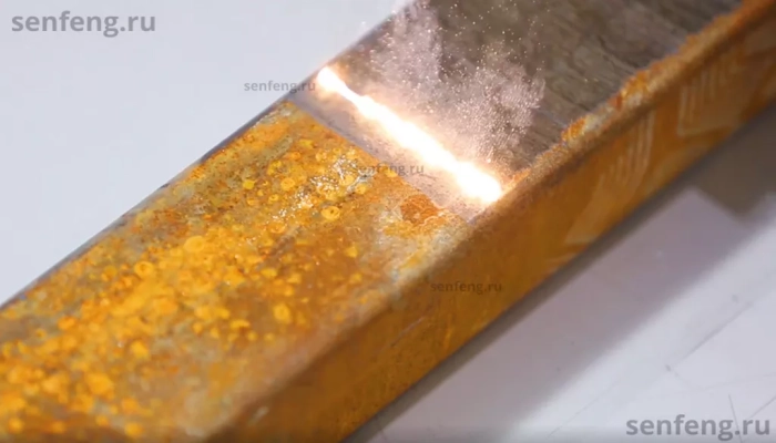 Senfeng SF3000HC - аппарат лазерной очистки металла. Мощность 3 кВт.