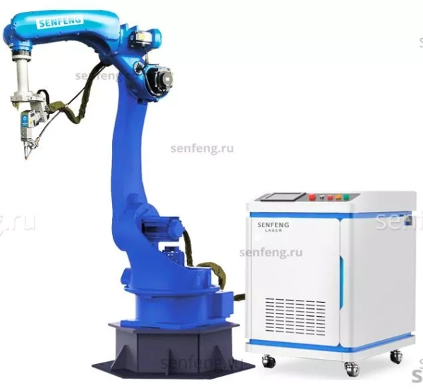 Senfeng SF2000HWR - робот манипулятор для роботизированной волоконной сварки. Мощность 2 кВт. Senfeng SF2000HWR - робот манипулятор для роботизированной волоконной сварки. Мощность 2 кВт.