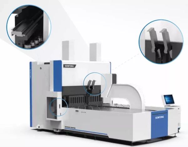 Автоматический панелегибочный центр Senfeng BDC2000. Длина гиба заготовки до 2000 мм